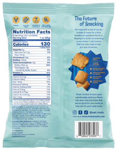 Rivalz™ Extra Chedda' Mac Stuffed Snacks Perspective: back