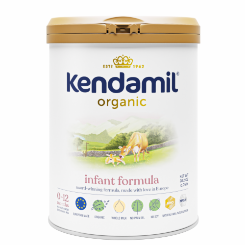 Kendamil® Organic Whole Milk Powder Infant Formula Perspective: back
