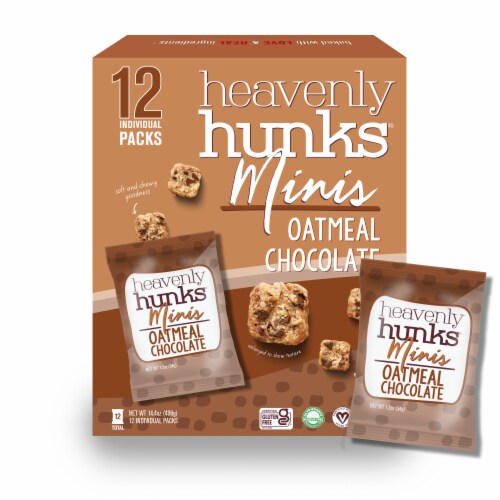 Heavanly Hunks® Minis Oatmeal Chocolate Perspective: back