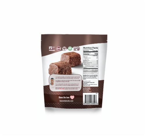 Heavenly Hunks® Brownie Bites Perspective: back