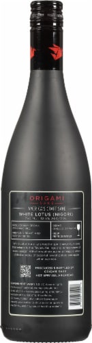 Origami Sake White Lotus Perspective: back