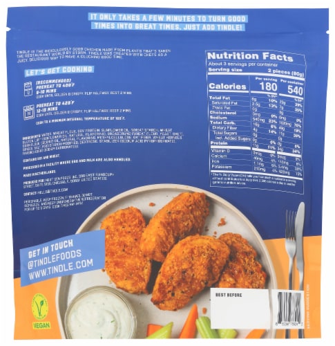Tindle™ Boneless Wings Perspective: back