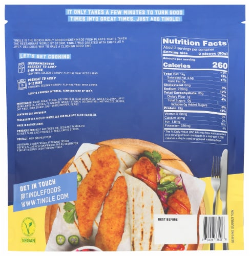 Tindle™ Frozen Chicken Tenders Perspective: back
