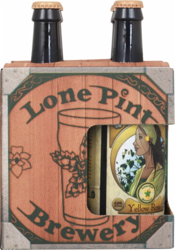 Lone Pint Brewery Yellow Rose Smash IPA Perspective: back
