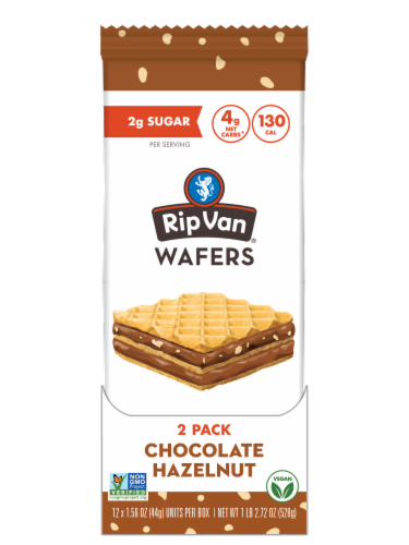 Rip Van Wafers® Chocolate Hazelnut Perspective: back