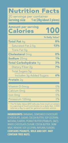 Tru Fru Nature's Bananas Hyper-Chilled in Peanut Butter & Dark Chocolate Perspective: back