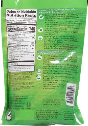 Knorr® Arroz Seasoned White Rice Perspective: back