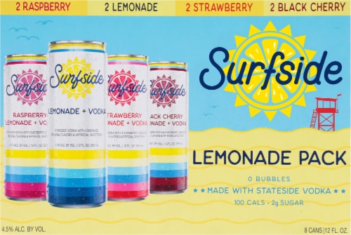 Surfside Lemonade Variety Pack Perspective: back