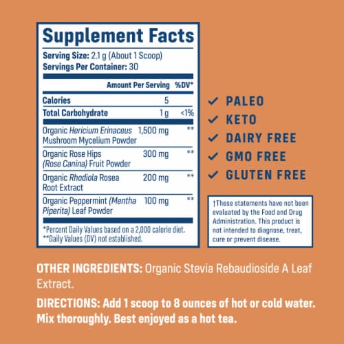 NativePath Native Mind, 65 g, 2.29 oz, 30 Servings Perspective: back