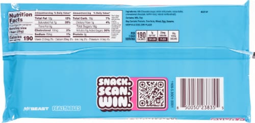 MrBeast Feastables Milk Chocolate Candy Bars Multipack Perspective: back