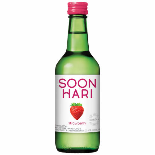 Soonhari Strawberry Soju Perspective: back