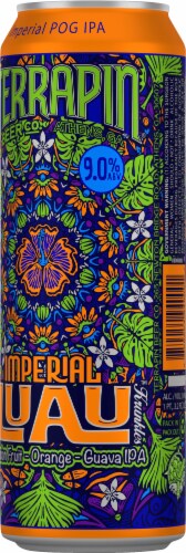 Terrapin® Luau Imperial Craft Beer Single Can Perspective: back