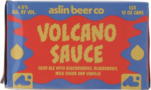 Aslin Beer Co Volcano Sauce Sour Ale Perspective: back