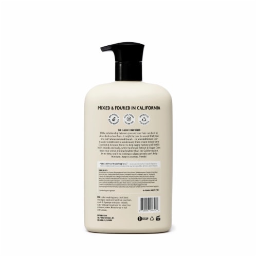 California Naturals® Coconut Daily Conditioner Perspective: back