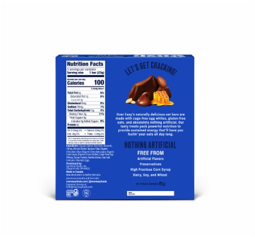 Over Easy™ Double Chocolate Chip Soft & Chewy Oat Bars Perspective: back