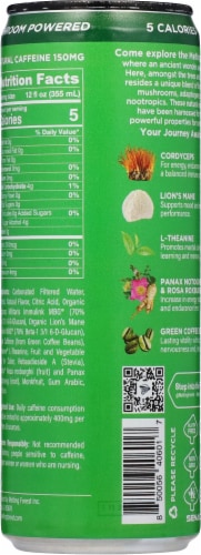 Melting Forest™ Sparkling Mango Guava Mushroom Energy Drink Perspective: back