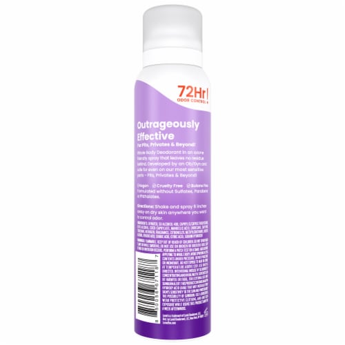 Lume Whole Body Women’s Deodorant - Invisible Spray - Aluminum Free - Lavender Sage Scent Perspective: back