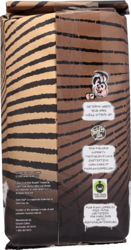 Punk™ Bunny Green Day Ultra Dark Ground Coffee Perspective: back