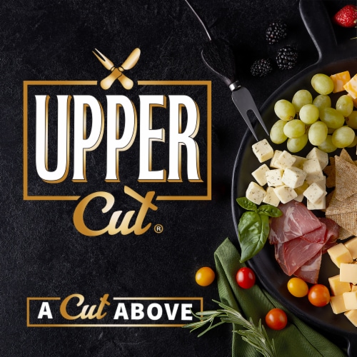 Upper Cut® Cubed Sharp White Cheddar Cheese Perspective: back