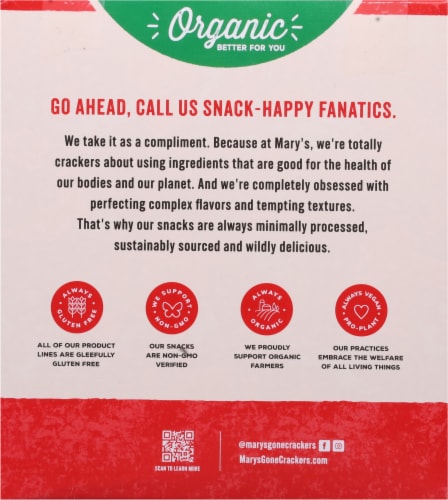 Organic Mary's Gone Crackers™ Original Crackers Perspective: back