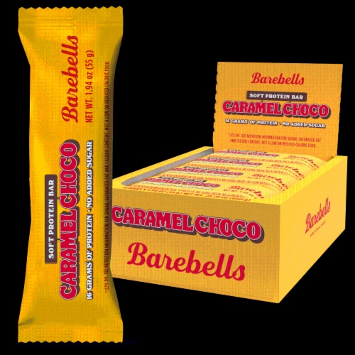 Barebells Soft Caramel Choco Protein Bar Perspective: back