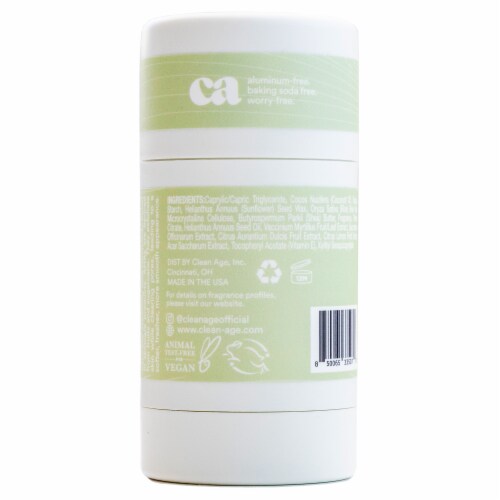 Clean Age® AHA Deodorant Sandalwood Perspective: back