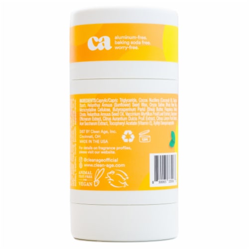 Clean Age® AHA Deodorant Citrus Perspective: back