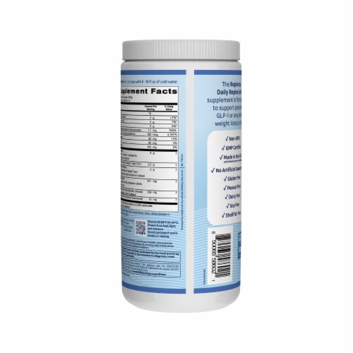 Replenza™ GLP-1 Support Daily Replenisher Mixed Berry Powder Perspective: back