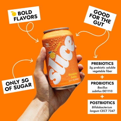 Slice Orange Healthy Soda Perspective: back