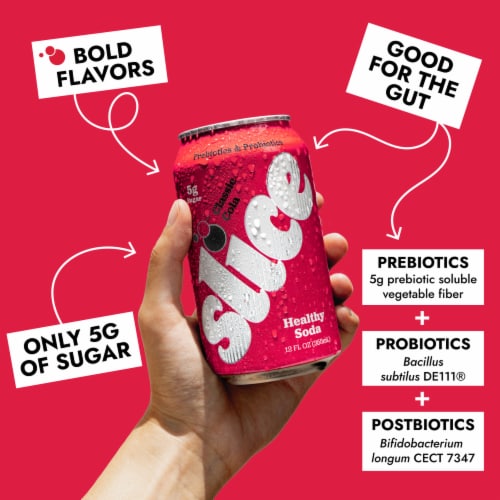 Slice Classic Cola Healthy Soda Perspective: back