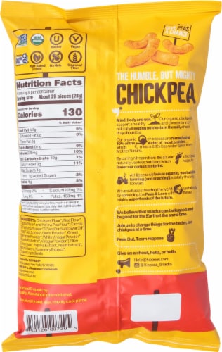 Hippeas® Organic Sriracha Sunshine Chickpea Puffs Chips Perspective: back