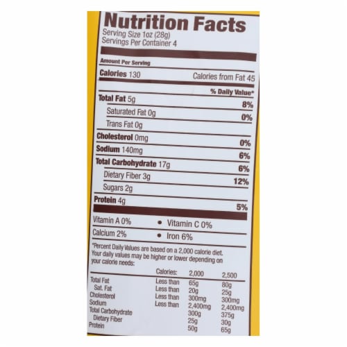 Hippeas Organic Vegan White Cheddar Chickpea Puffs, 4 Ounce -- 12 per case. Perspective: back