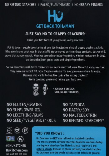 Get Back to Human® Grain-Free Sea Salt Crackers Perspective: back