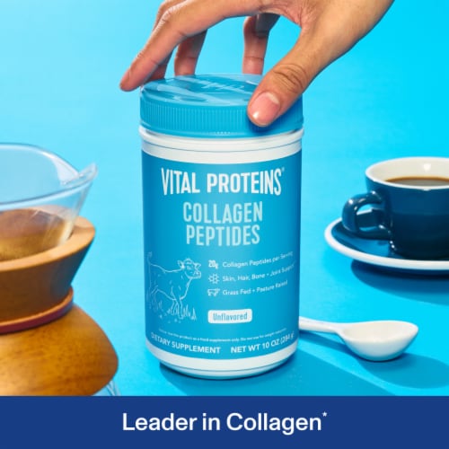 Vital Proteins Collagen Peptides for Skin, Hair, Bone & Joint Support 20g Collagen Unflavored Powder Perspective: back