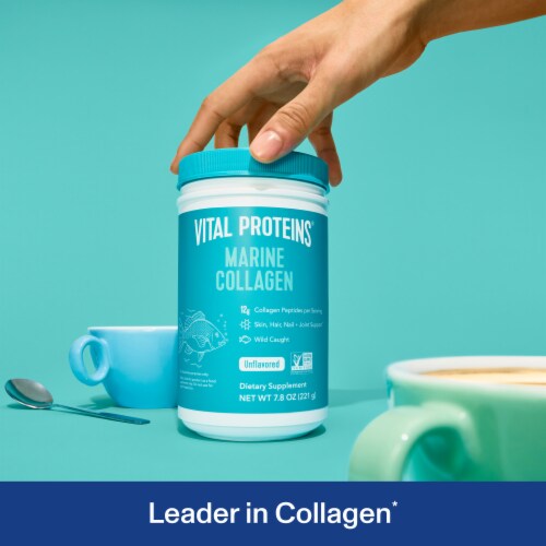 Vital Proteins Unflavored Marine Collagen Dietary Supplement Perspective: back