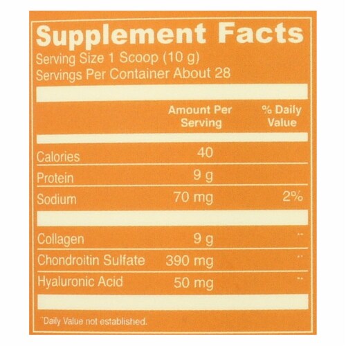 Vital Proteins® Organic Bone Broth Collagen   Beef Perspective: back