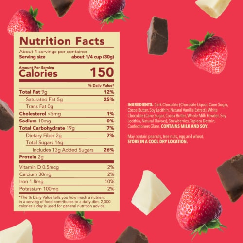 Tru Fru Strawberries Hyper-Dried in Dark Chocolate Perspective: back