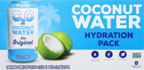 C2O® The Original Coconut Water Carton Perspective: back