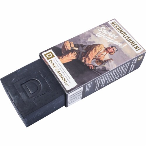 Duke Cannon 10 Oz. Bergamot & Black Pepper Big Ass Brick of Soap 03BLACK1 Perspective: back