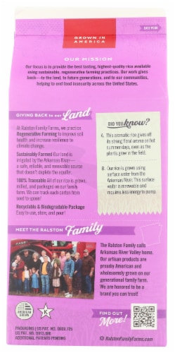 Ralston Family Farms™ - Jasmine White Rice Perspective: back