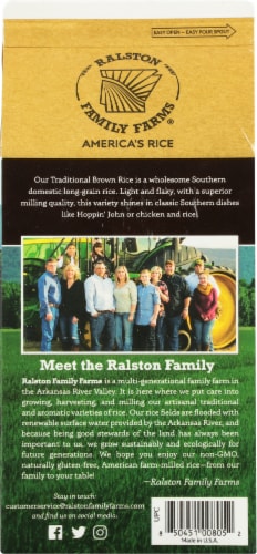 Ralston Family Farms® Traditional Brown Rice Perspective: back
