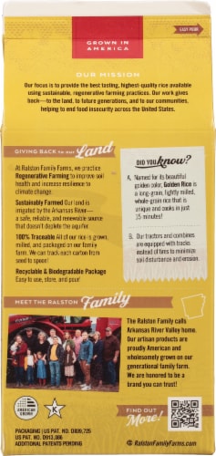 Ralston Family Farms™ Golden Light-Brown Rice Perspective: back