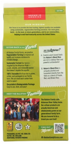 Ralston Family Farms™ Nature's Blend Rice Perspective: back