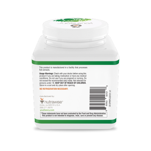 Youtheory® Spore Probiotic Plus Prebiotic Powder Perspective: back