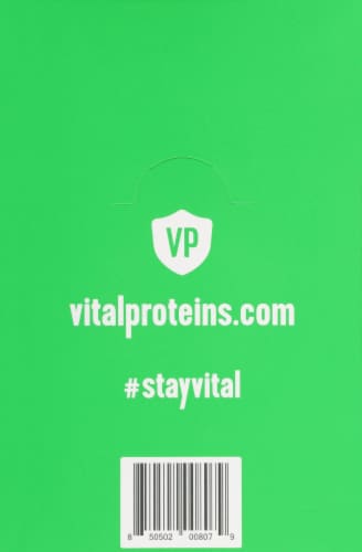Vital Proteins Matcha Collagen Packets Perspective: back