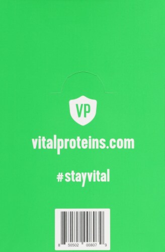 Vital Proteins Matcha Collagen Packets Perspective: back