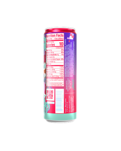 Alani NU Energy Hawaiian Shaved Ice Energy Drink Perspective: back