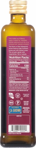 California Olive Ranch® Arbequina Extra Virgin Olive Oil Perspective: back