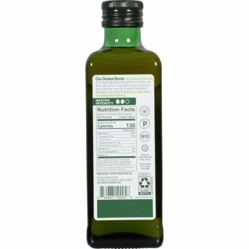 California Olive Ranch® Global Blend Medium Extra Virgin Olive Oil Perspective: back