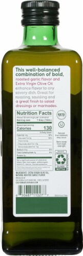 California Olive Ranch® Garlic Infused Extra Virgin Olive Oil Perspective: back